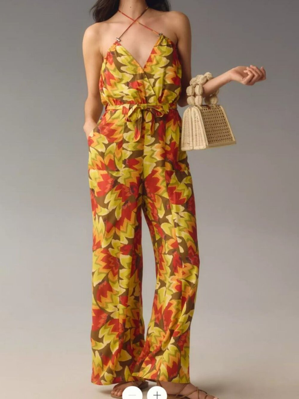 Farm Rio x Anthropologie Fruit Print Jumpsuit